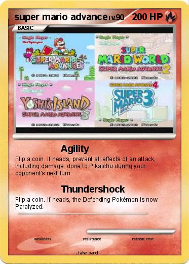 Pokemon super mario advance