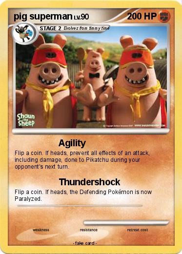Pokemon pig superman