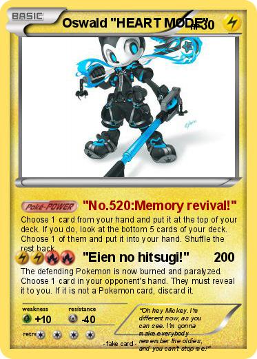 Pokemon Oswald "HEART MODE"