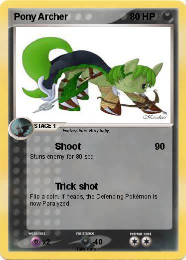 Pokemon Pony Archer