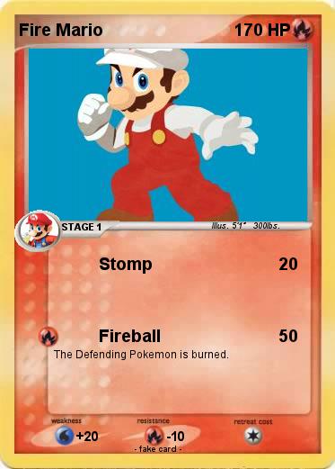 Pokemon Fire Mario