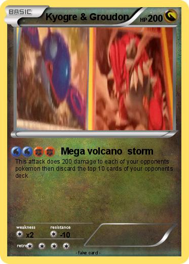 Pokemon Kyogre & Groudon