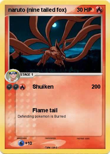 Pokemon naruto (nine tailed fox)