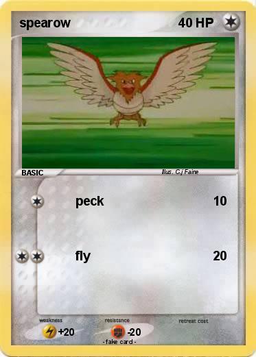 Pokemon spearow