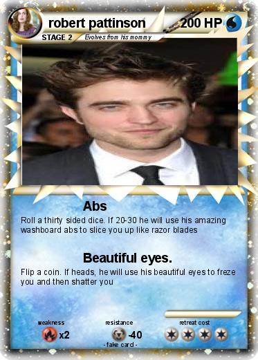 Pokemon robert pattinson