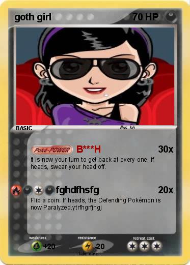 Pokemon goth girl