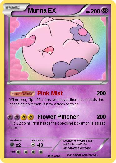 Pokemon Munna EX