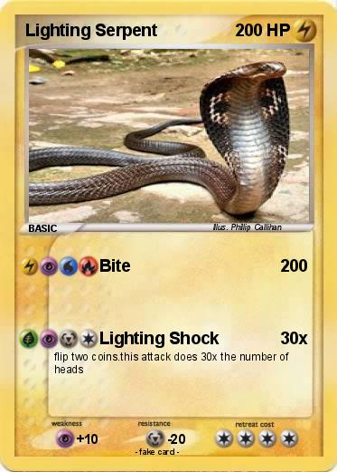 Pokemon Lighting Serpent
