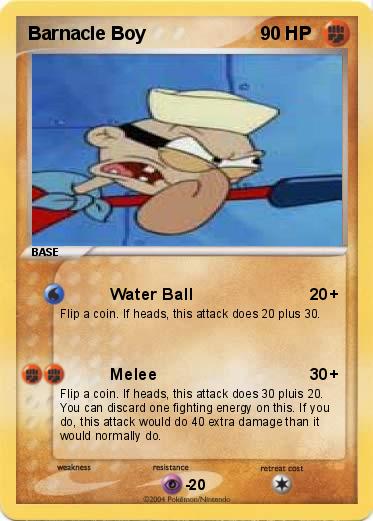 Pokemon Barnacle Boy