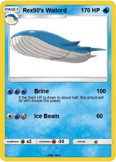 Pokemon Rex90's Wailord