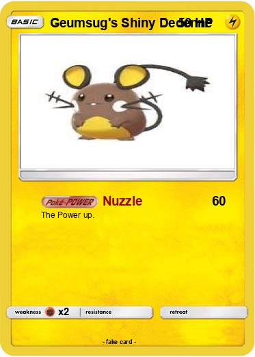 Pokemon Geumsug's Shiny Dedenne