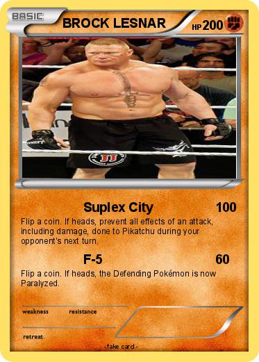 Pokemon BROCK LESNAR