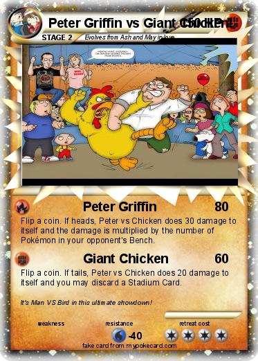 Pokemon Peter Griffin vs Giant Chicken!