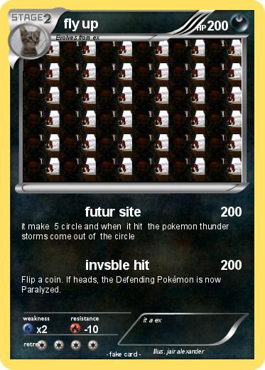 Pokemon fly up