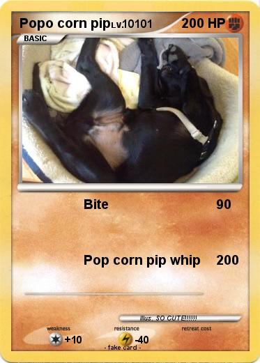 Pokemon Popo corn pip