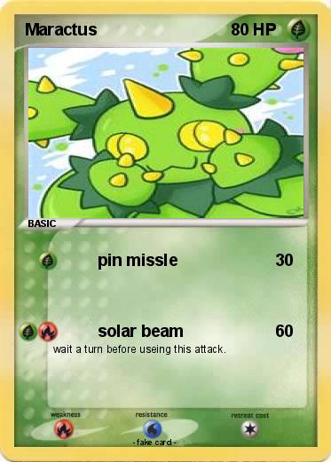 Pokemon Maractus