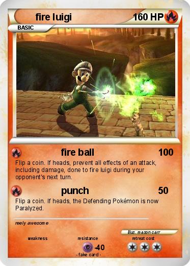 Pokemon fire luigi