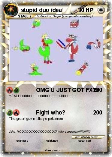 Pokemon stupid duo idea