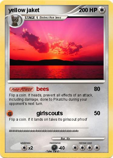 Pokemon yellow jaket