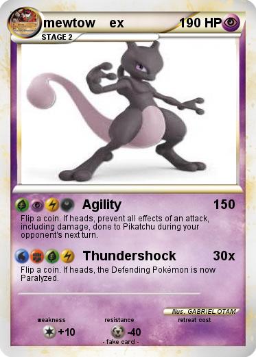 Pokemon mewtow    ex