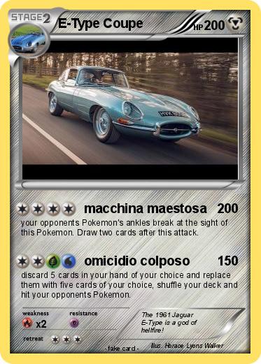 Pokemon E-Type Coupe