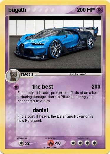 Pokemon bugatti
