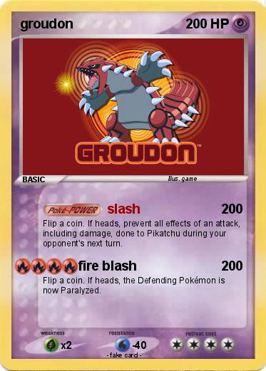 Pokemon groudon