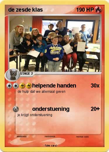 Pokemon de zesde klas