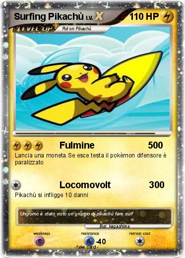 Pokemon Surfing Pikachù