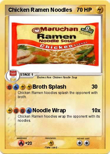 Pokemon Chicken Ramen Noodles