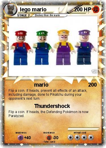 Pokemon lego mario