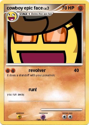Pokemon cowboy epic face