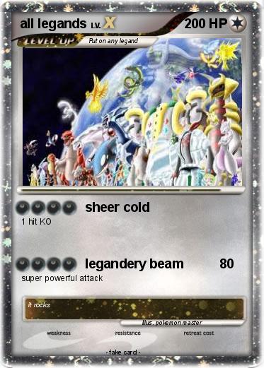 Pokemon all legands