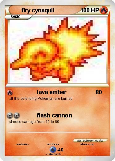 Pokemon firy cynaquil