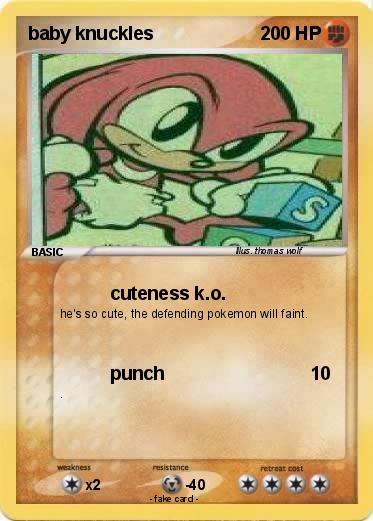 Pokemon baby knuckles