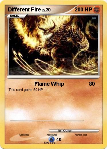 Pokemon Different Fire