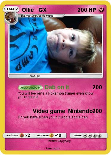 Pokemon Ollie   GX