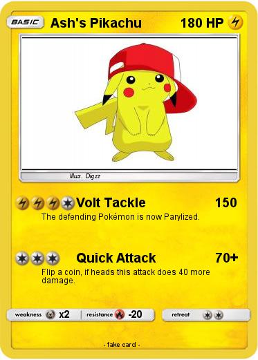 Pokemon Ash's Pikachu