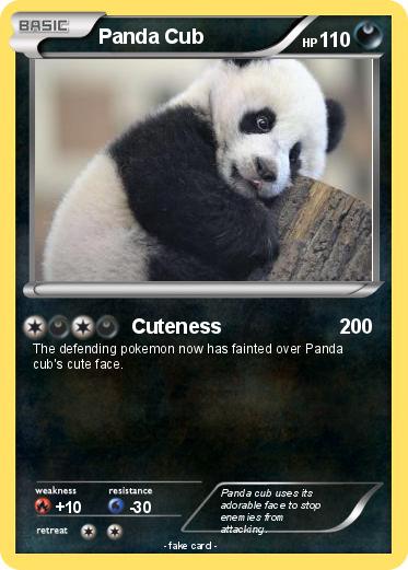 Pokemon Panda Cub