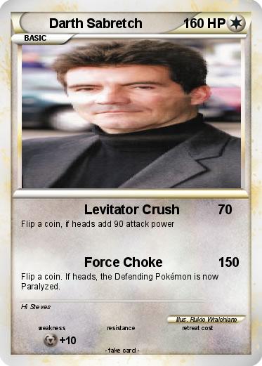 Pokemon Darth Sabretch