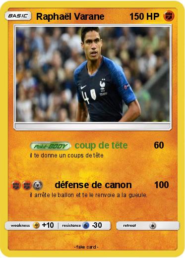 Pokemon Raphaël Varane