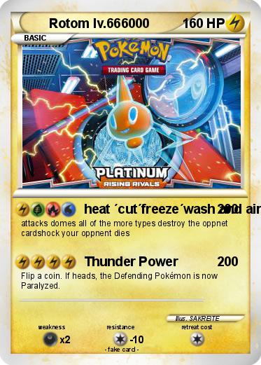 Pokemon Rotom lv.666000
