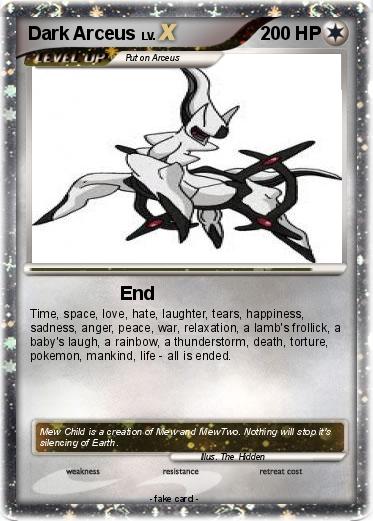 Pokemon Dark Arceus