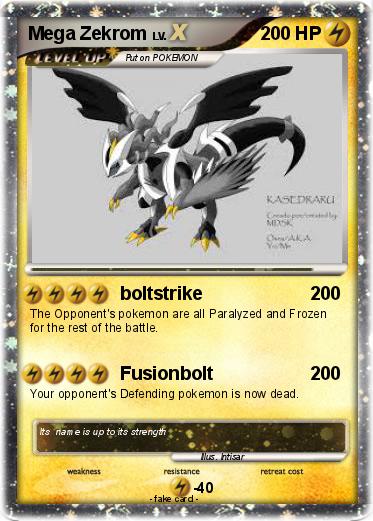 Pokemon Mega Zekrom