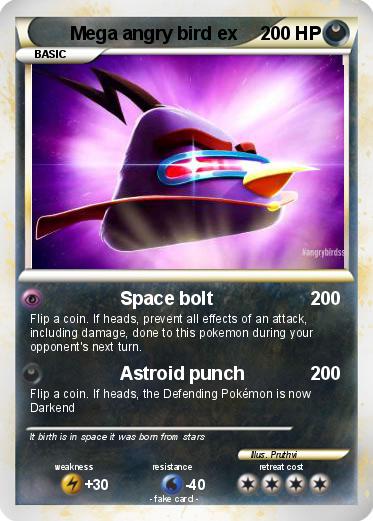 Pokemon Mega angry bird ex
