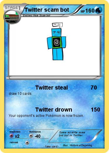 Pokemon Twitter scam bot