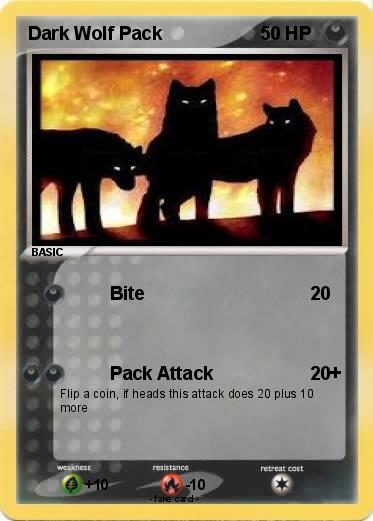 Pokemon Dark Wolf Pack