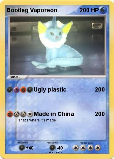 Pokemon Bootleg Vaporeon