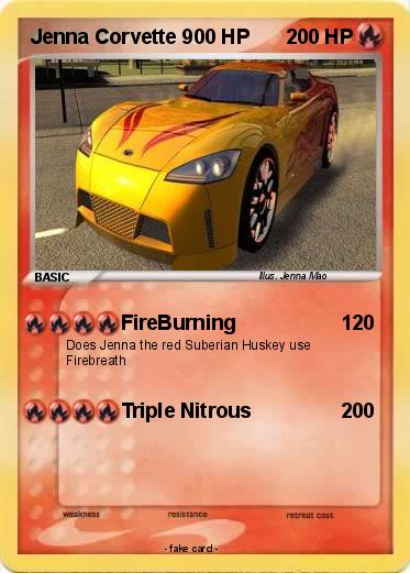 Pokemon Jenna Corvette 900 HP