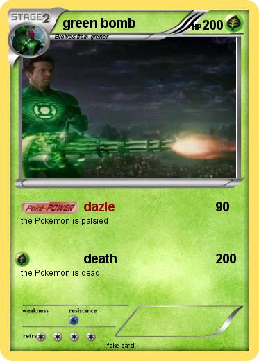 Pokemon green bomb